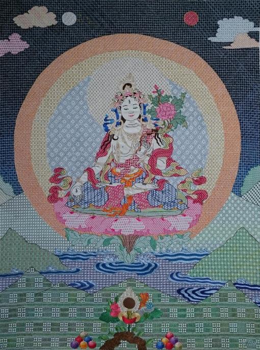 Embroidered Thangka